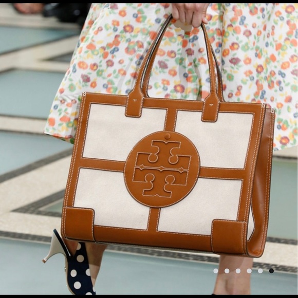 Tory Burch Ella Canvas Tote - Picture 7 of 8